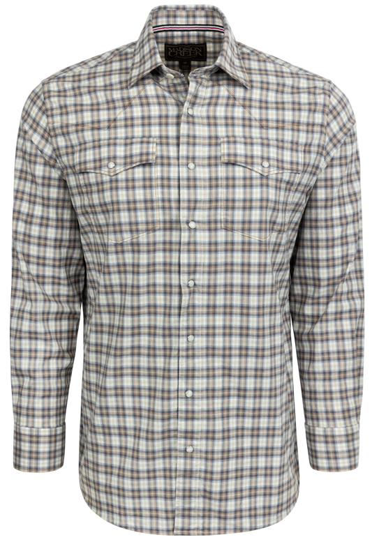 Madison Creek Bisley Western Shirt - Taupe