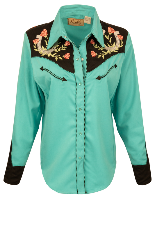 Scully Women's Western Horseshoe Shirt