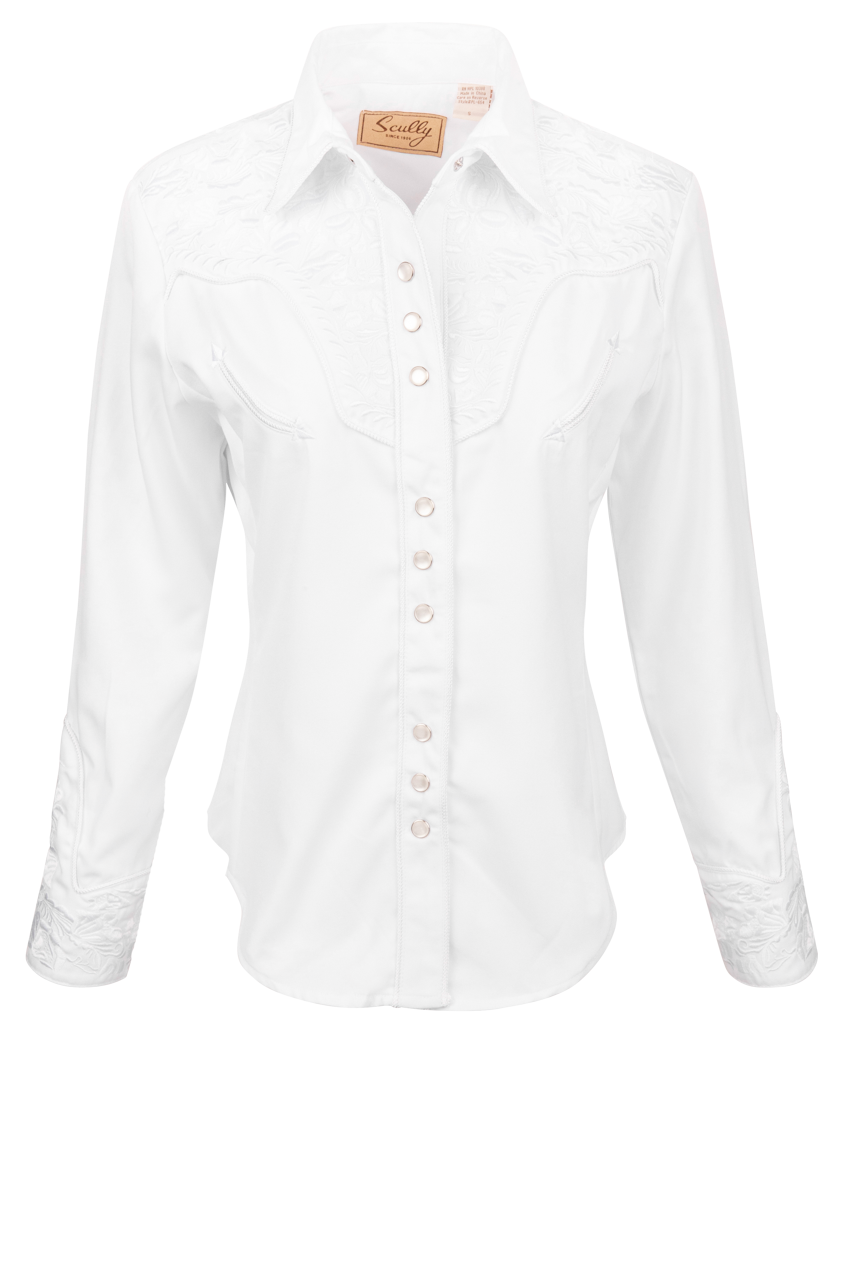 Scully Women's Western Floral Shirt