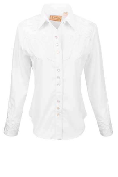 Scully Women's Western Floral Shirt