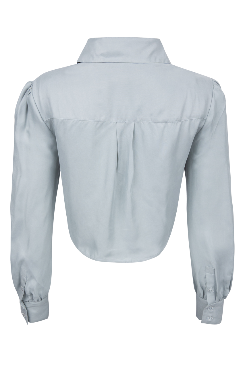 Folk Saint Hazy Blue Marlowe Blouse