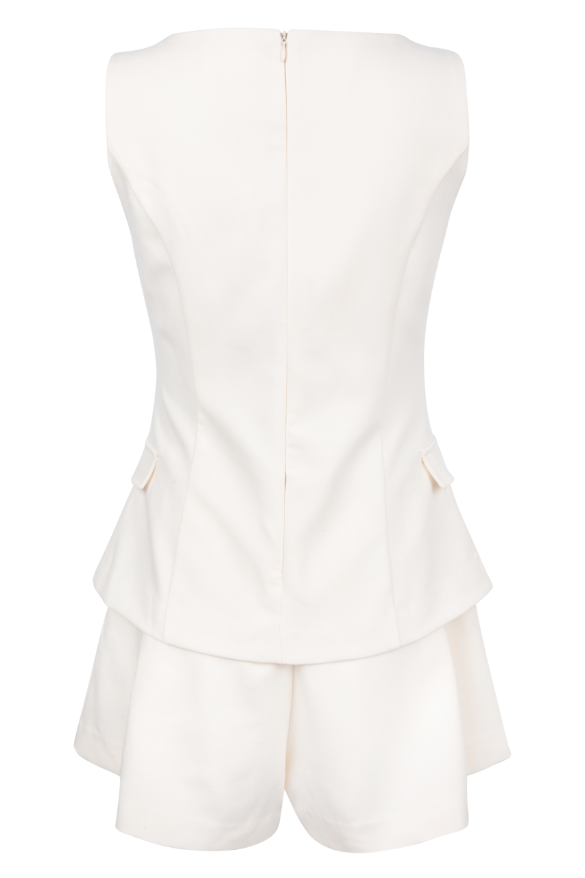 Line & Dot Cosette Romper_back view