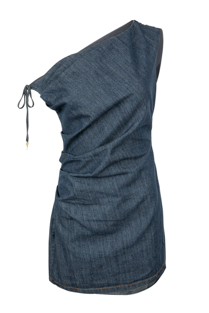 Line & Dot Abo Chambray Mini Dress