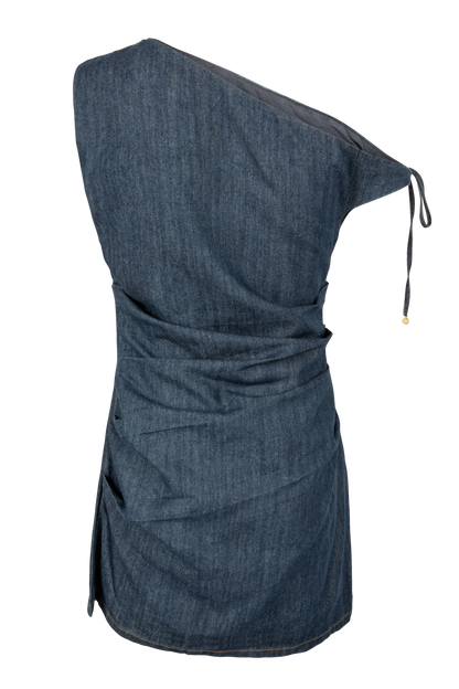 Line & Dot Abo Chambray Mini Dress