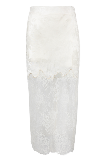 Line & Dot Amelie Lace Midi Skirt