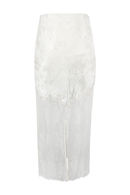 Line & Dot Amelie Lace Midi Skirt