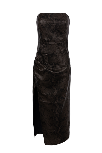 Line & Dot Bex Python Maxi Dress