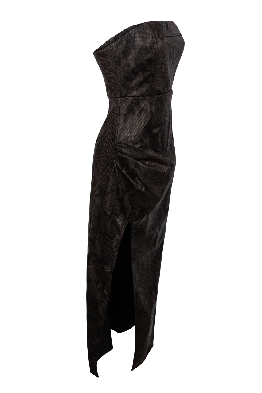 Line & Dot Bex Python Maxi Dress