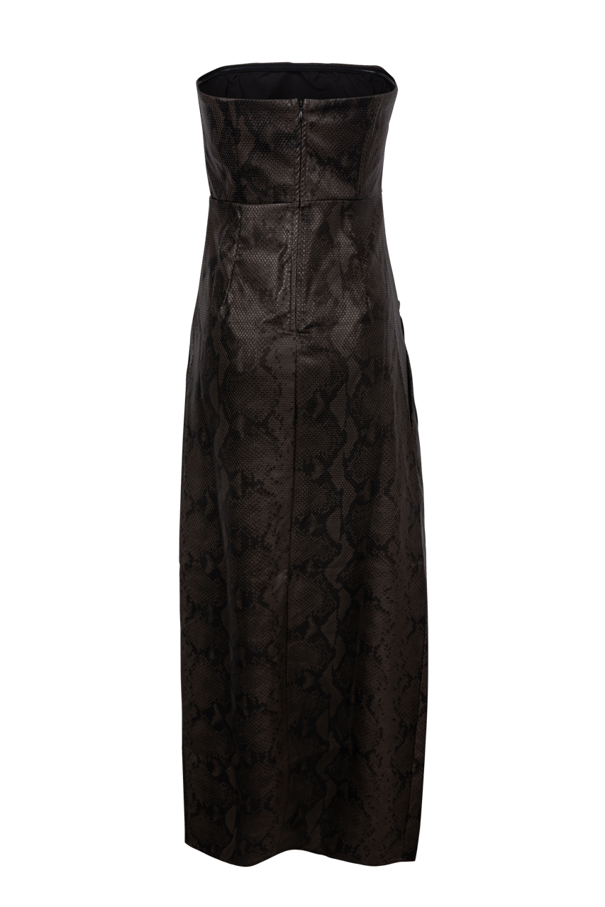 Line & Dot Bex Python Maxi Dress