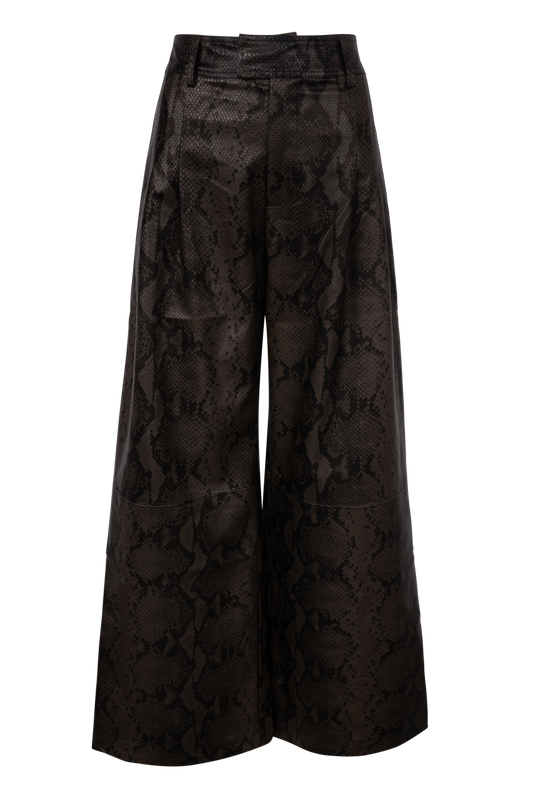 Line & Dot Bex Python Wide Leg Pants