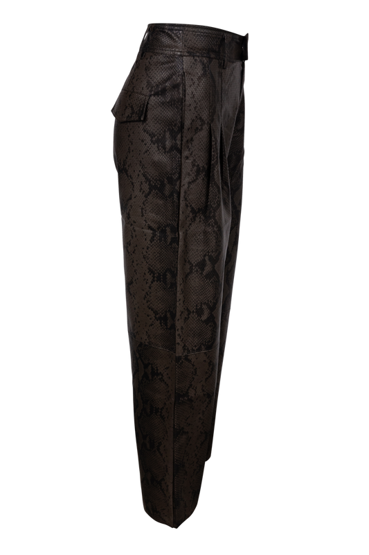Line & Dot Bex Python Wide Leg Pants - alternate view