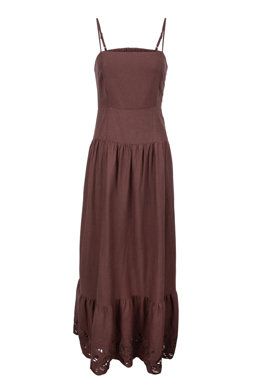Z Supply Esti Embroidered Maxi Dress