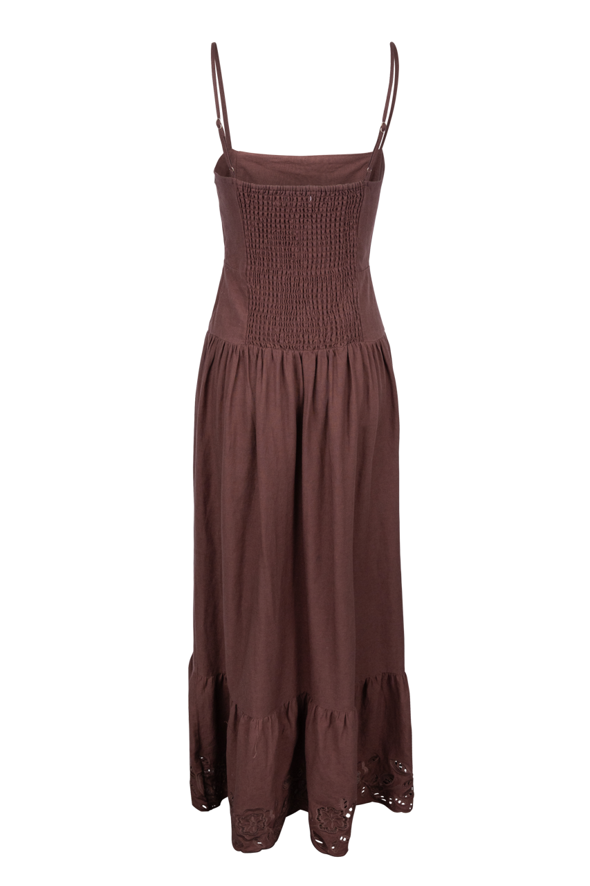Z Supply Esti Embroidered Maxi Dress