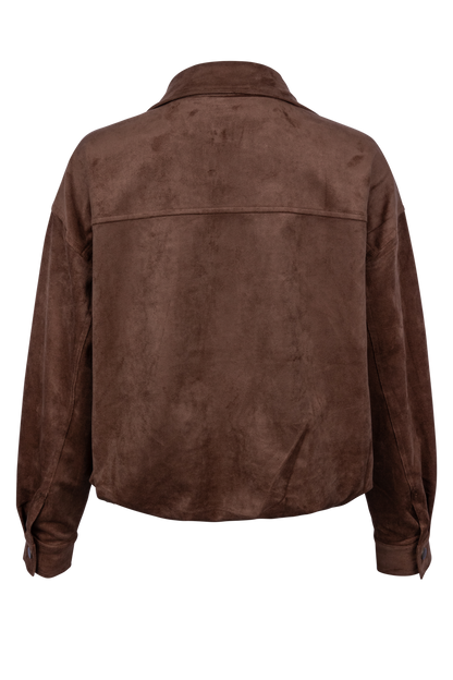 Z Supply Corin Suede Bubble Hem Jacket