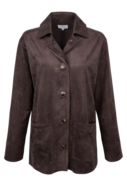 Z Supply Decker Suede Chore Coat