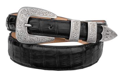 Stetson Women's Caiman Tapered Tab Belt
