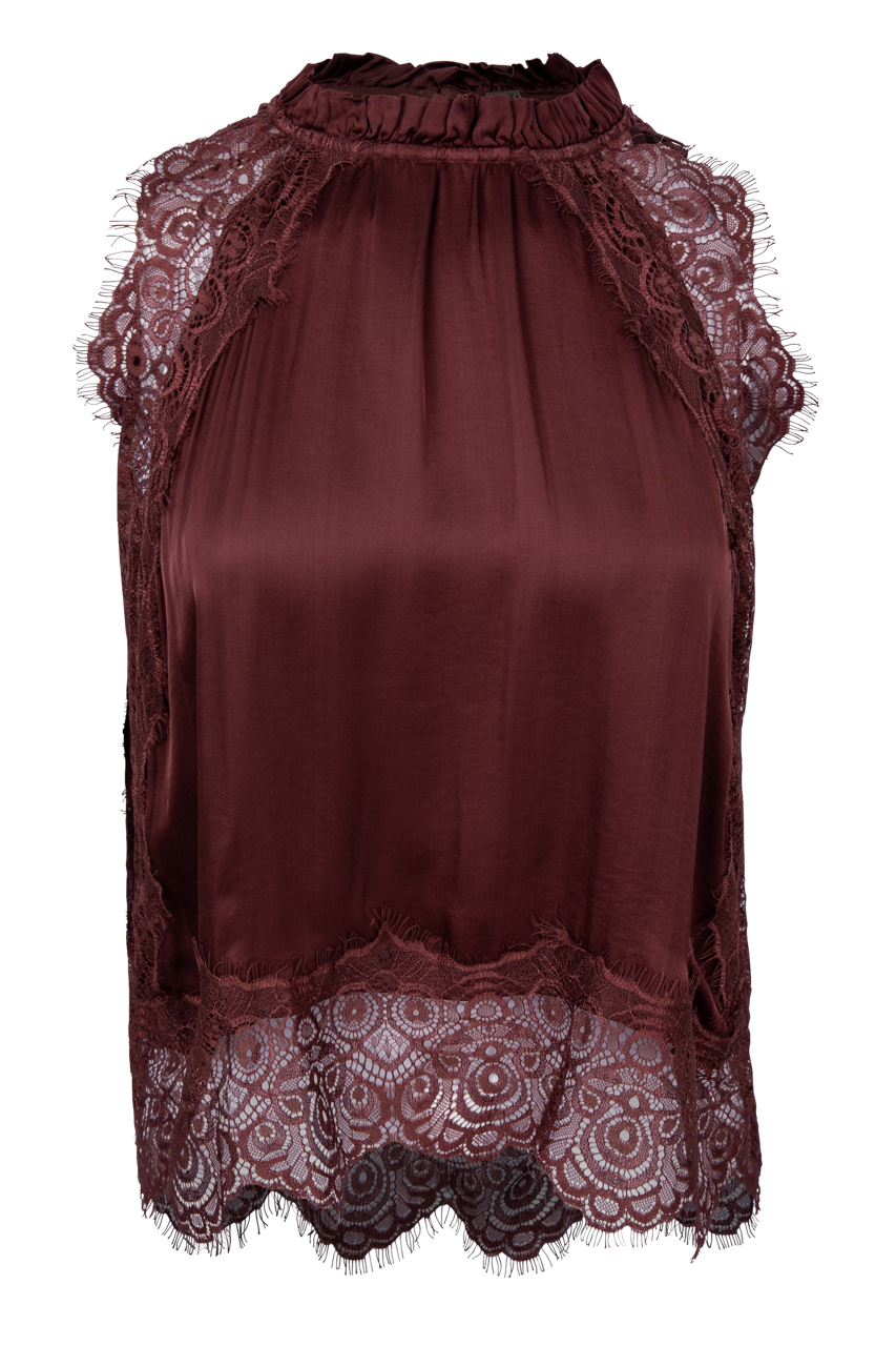 YFB Celest Lace Top - Brown