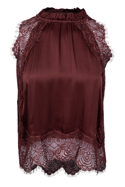 YFB Celest Lace Top - Brown