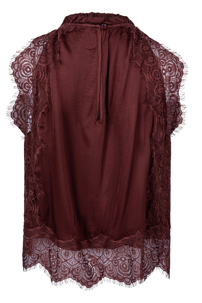 YFB Celest Lace Top - Brown