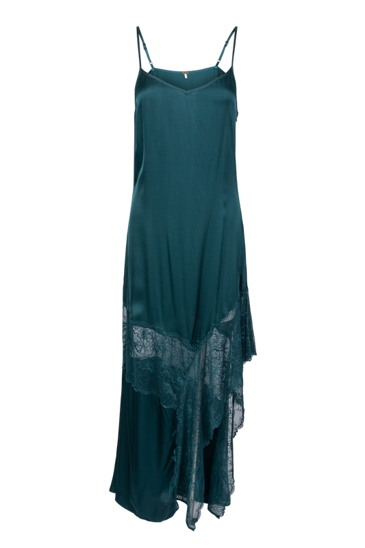 YFB Merletto Lace Slip Dress - Teal