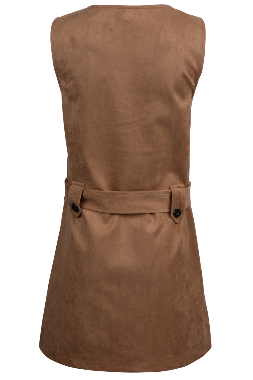 Raisonnel Brown Suede Dress