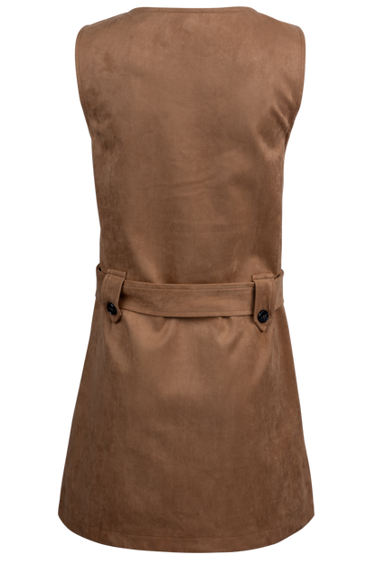 Raisonnel Brown Suede Dress