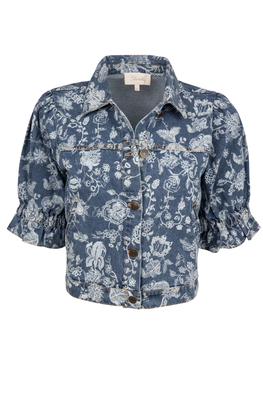 Cleobella Stevie Paisley Denim Jacket