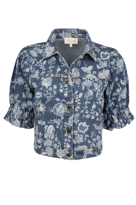 Cleobella Stevie Paisley Denim Jacket