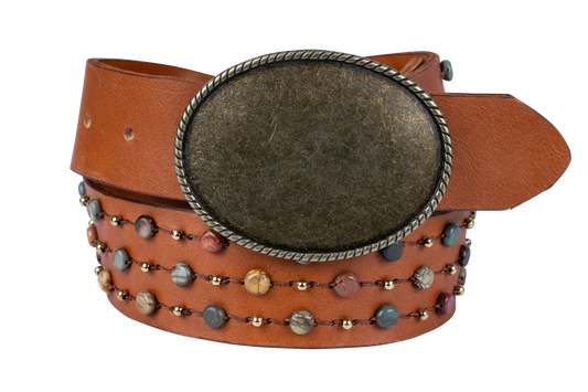 Picasso Jasper Multi-Stone Belt