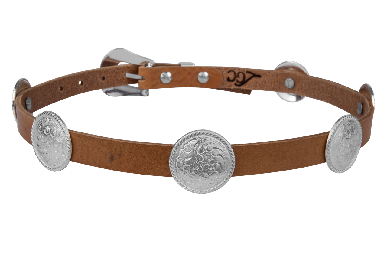 Lucky Gem Club Western Concho Belt