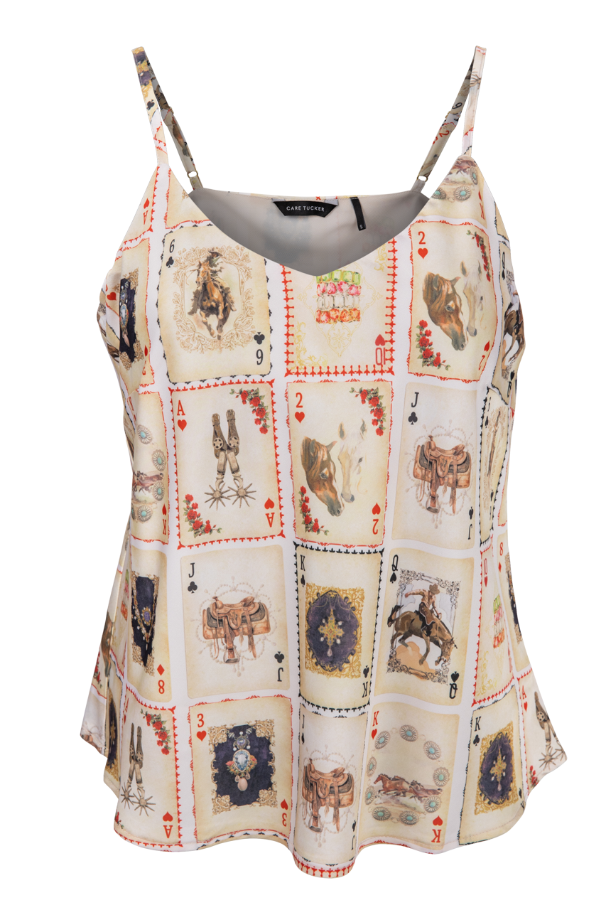 Western Cards Printed Cami