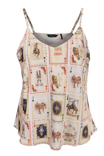 Western Cards Printed Cami