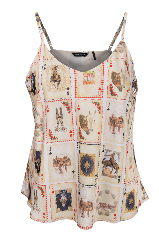 Western Cards Printed Cami