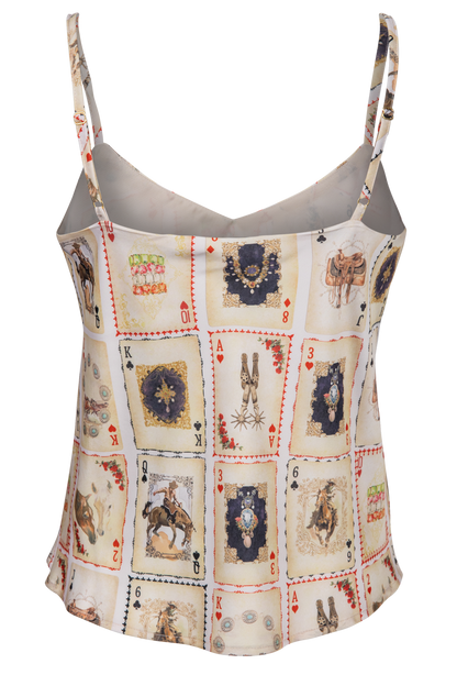 Western Cards Printed Cami