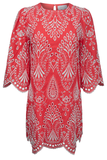 Love Wednesday Valencia Embroidered Mini Dress