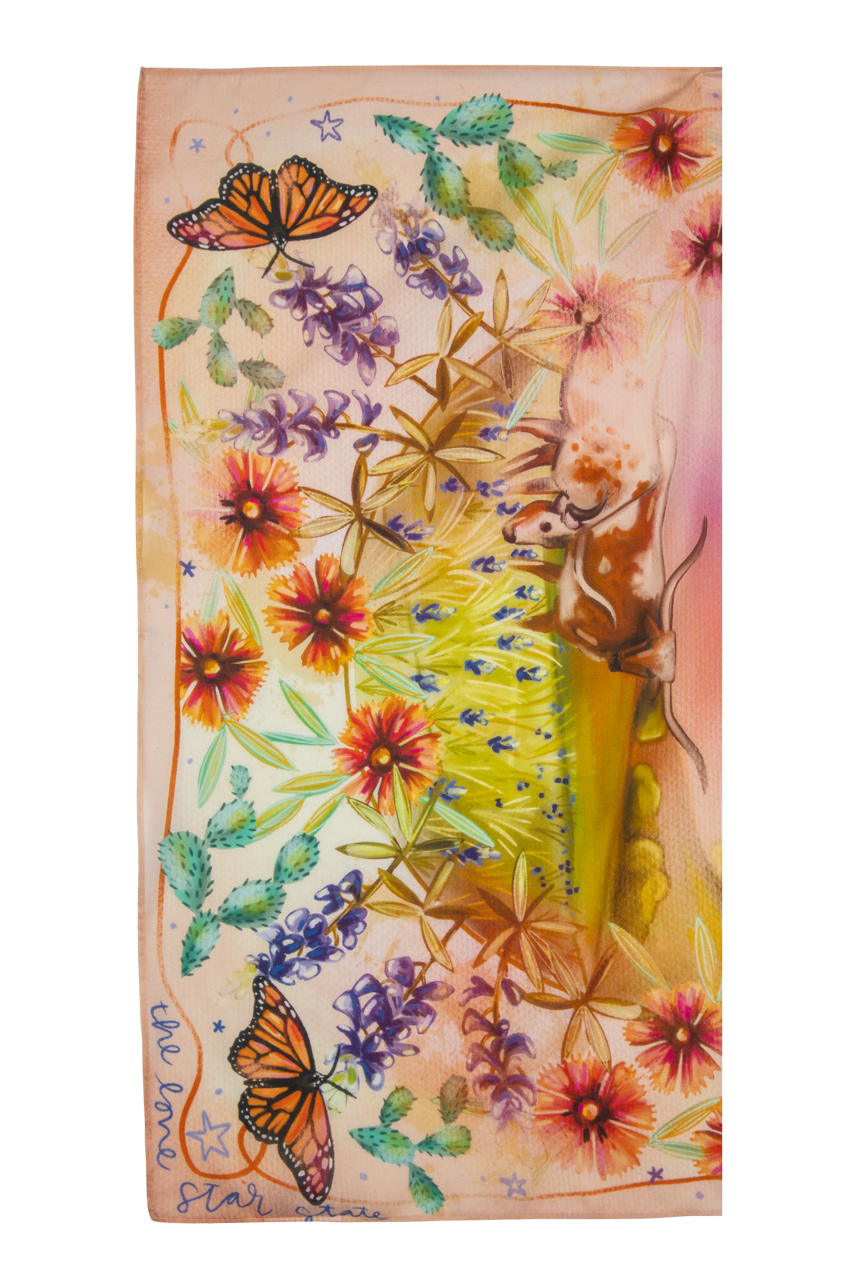 Heartland Floral Silk Scarf