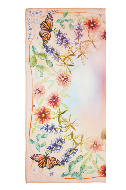 Heartland Floral Silk Scarf