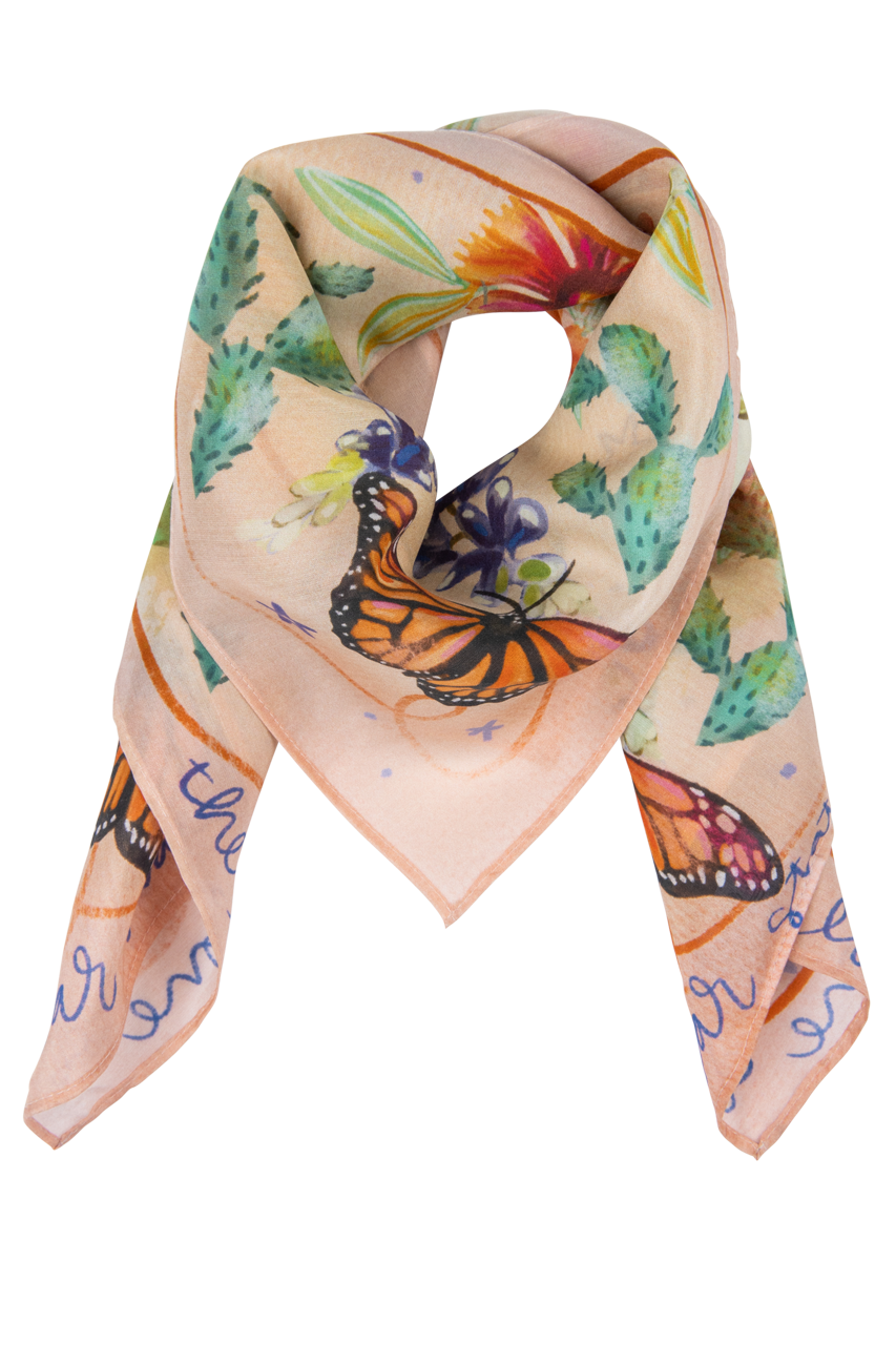 Heartland Floral Silk Scarf