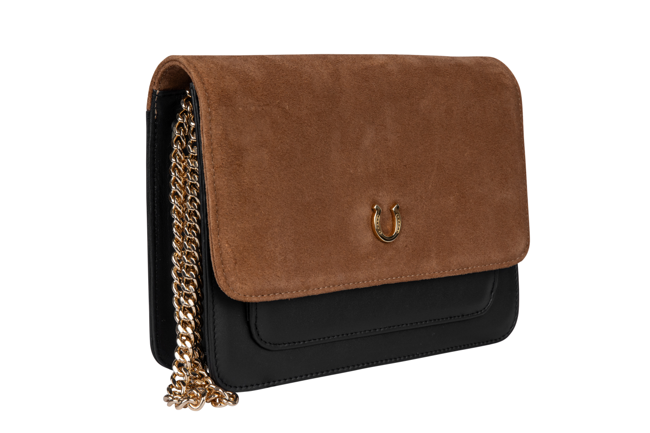 Esquivias Ruth Suede Convertible Handbag