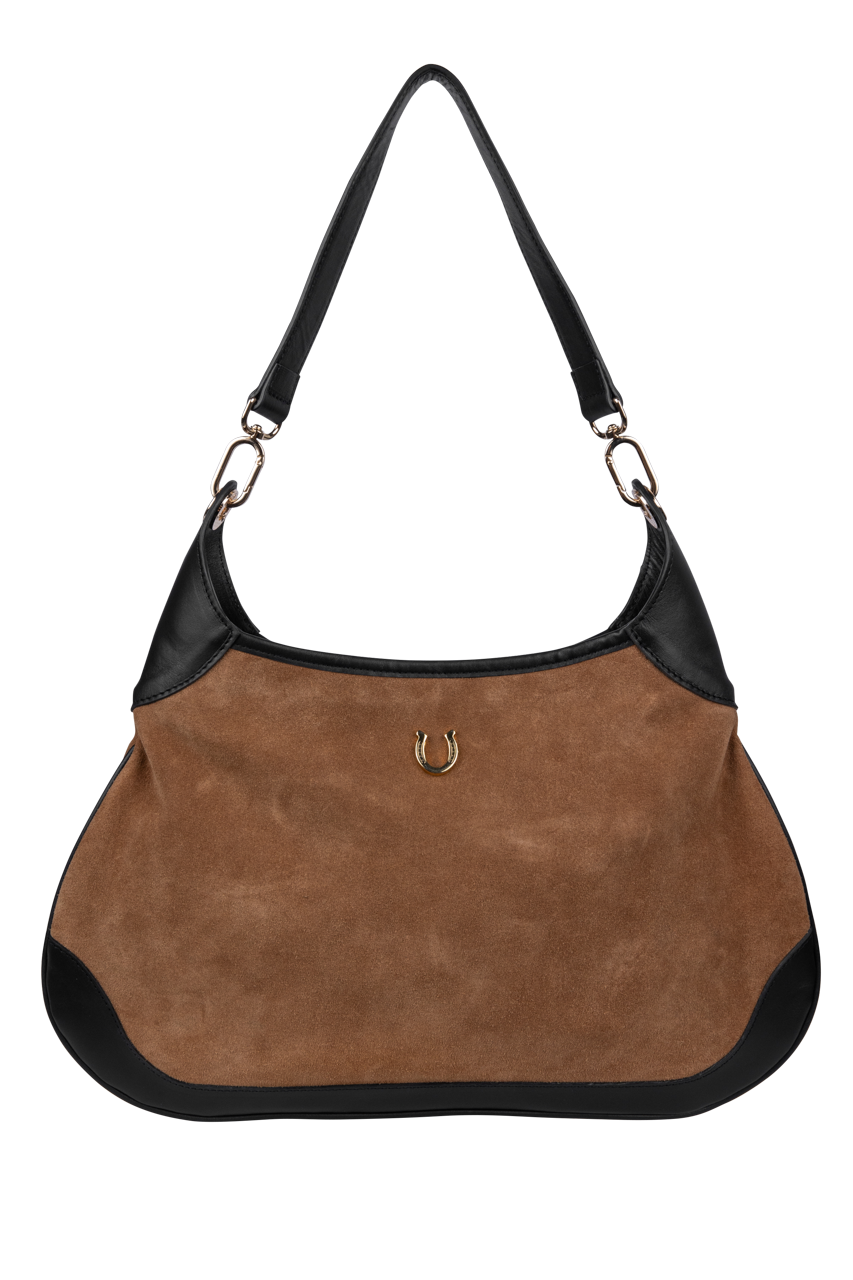 Esquivias Josephine Suede Shoulder Bag