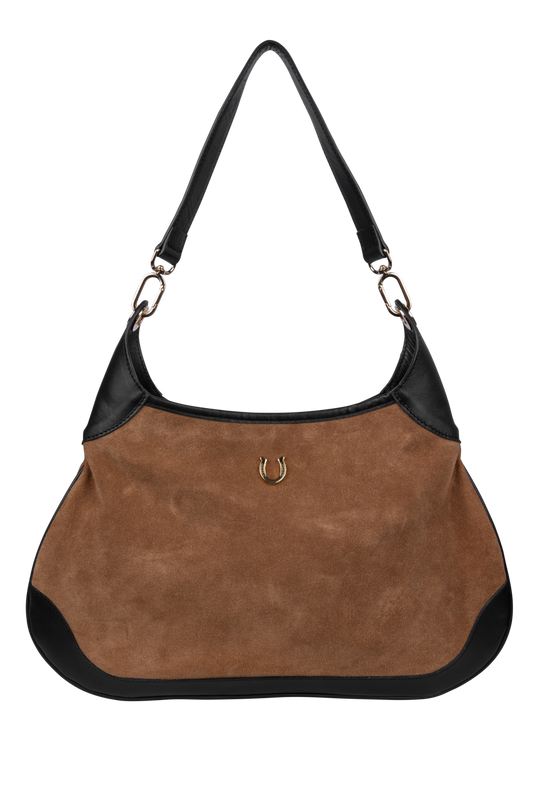 Esquivias Josephine Suede Shoulder Bag