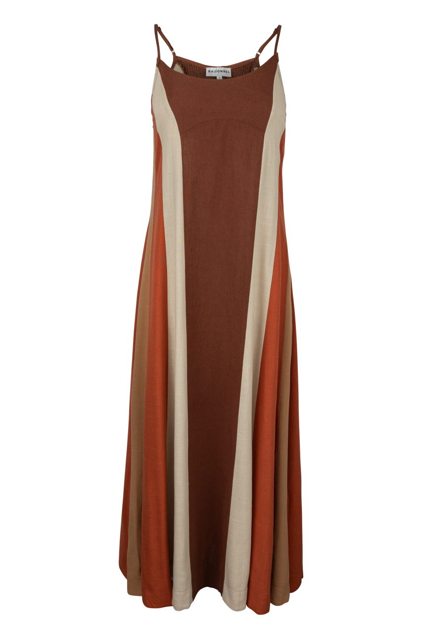 Raisonnel Colorblock Flowy Maxi Dress