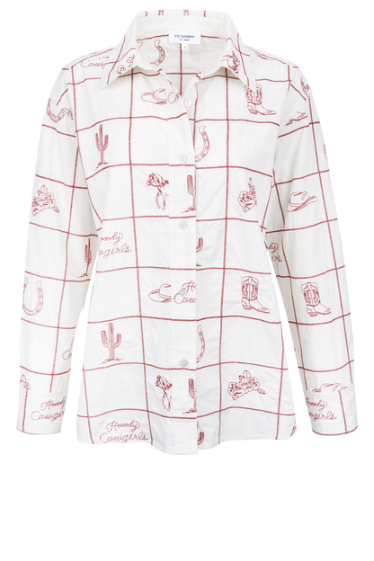 Peace Love Line Western Icon Shirt