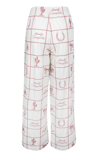 Peace Love Line Western Icon Pants