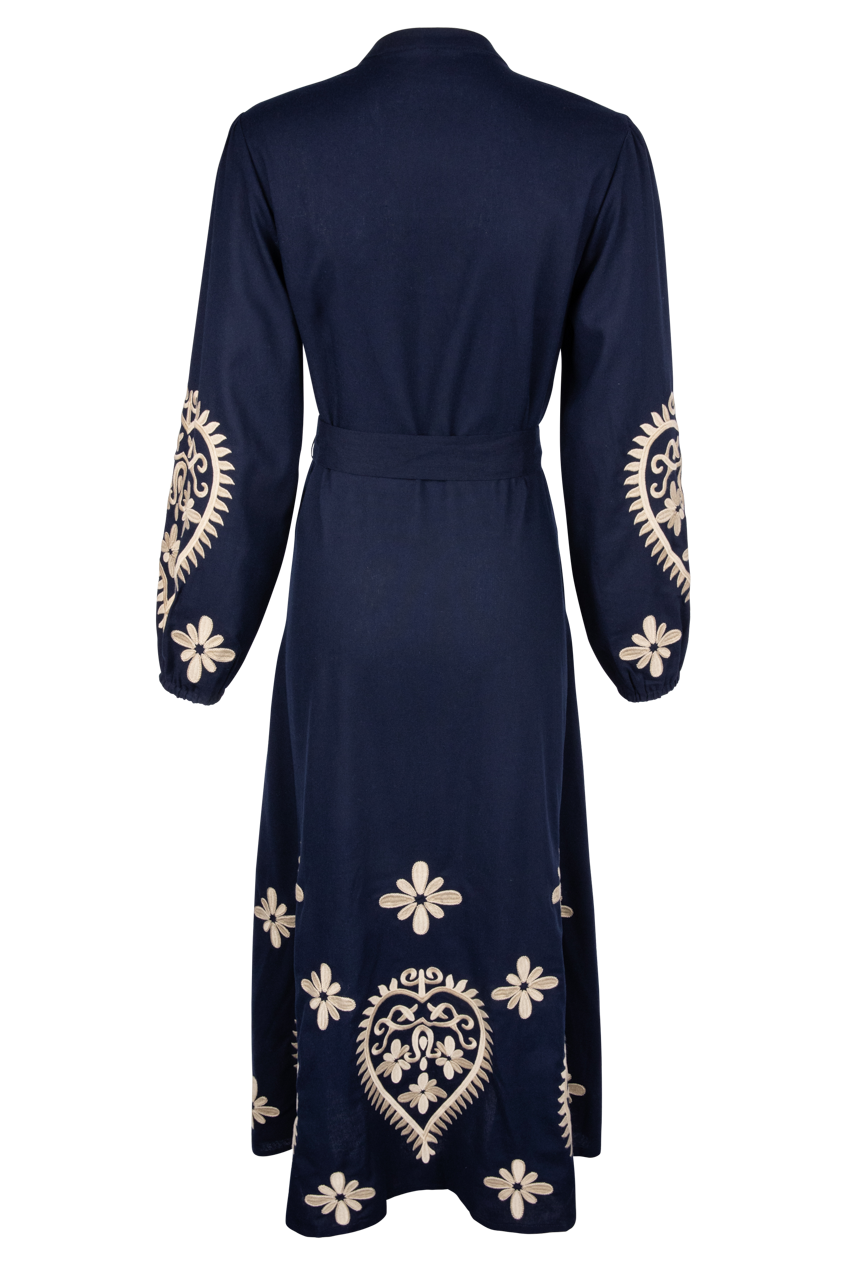 Urban Daizy Embroidered Paisley Maxi Dress