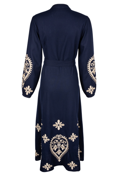 Urban Daizy Embroidered Paisley Maxi Dress