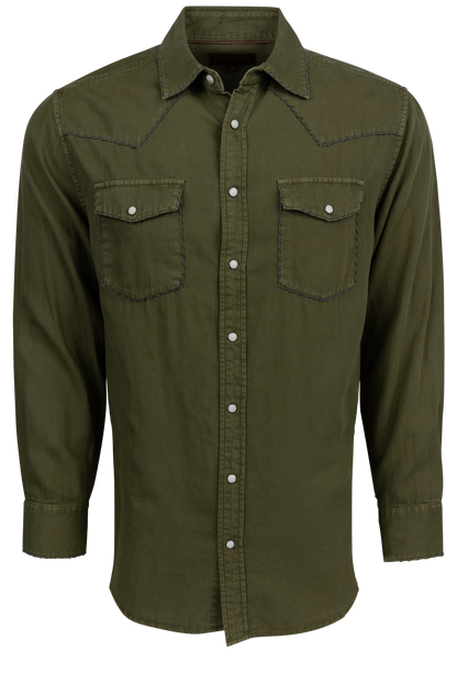 Madison Creek Branson Whipstitch Denim Shirt