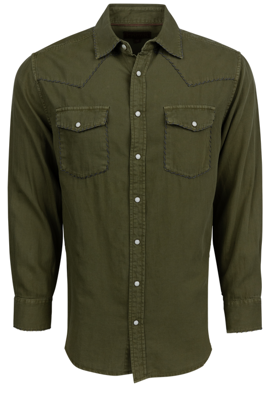 Madison Creek Branson Whipstitch Denim Shirt