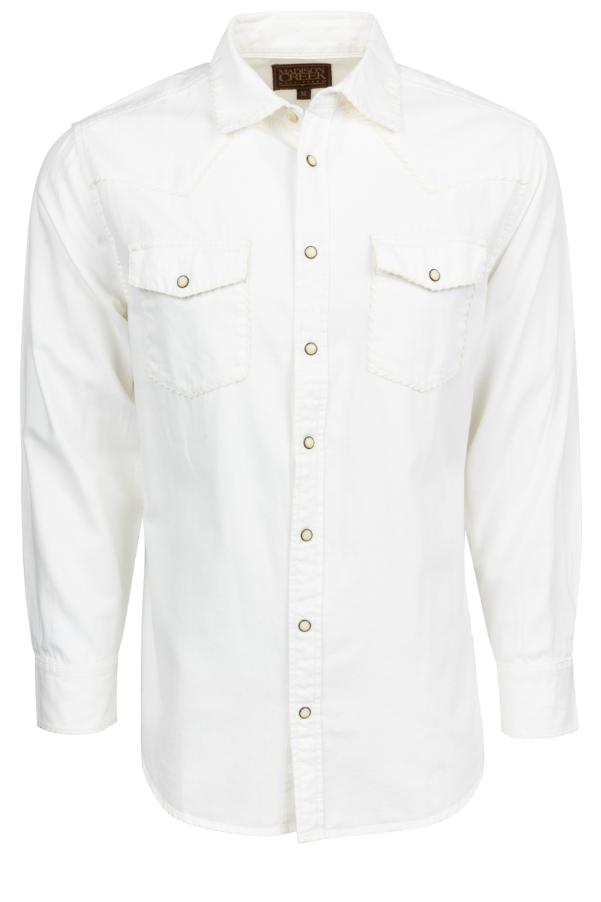 Madison Creek Branson Whipstitch Denim Shirt