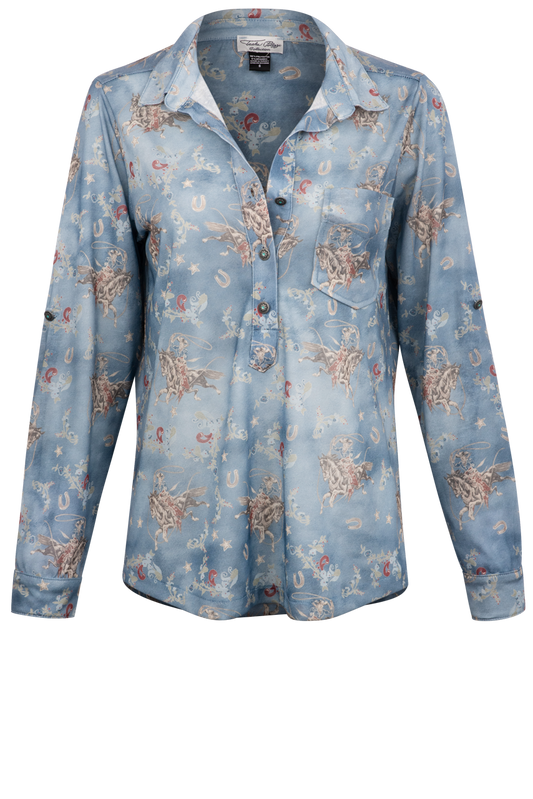 Tasha Polizzi Lee Horse Print Shirt